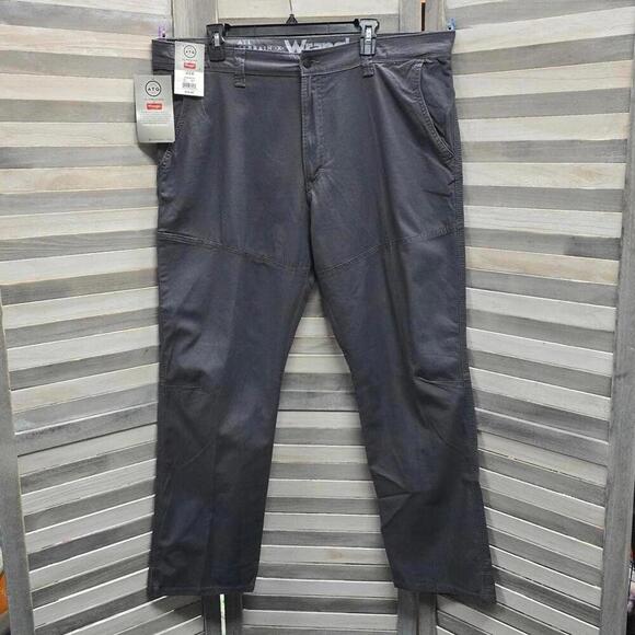 Anthracite ATG All Terrain Gear Canvas Slim Straight Fit | Wrangler | 40X30 - Picture 1 of 15